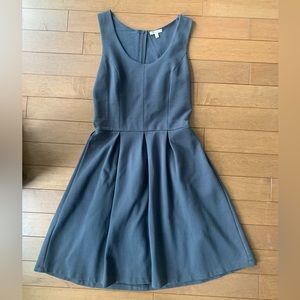 Anthropologie Bordeaux Cotton A line dress pockets never worn